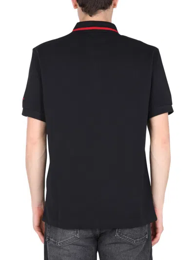 Raf Simons Regular Fit Polo In Animal Print