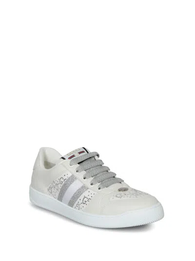 Gucci Screener Crys White-grey Sneakers In Animal Print