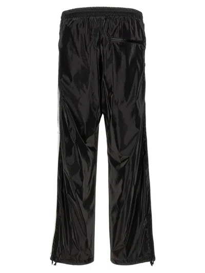Doublet Laminate Track Pants In Black