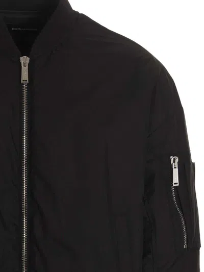 Dsquared2 Onthewave Nylon Bomber Jacket In Black
