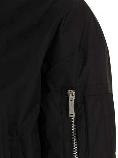 Dsquared2 Onthewave Nylon Bomber Jacket In Black