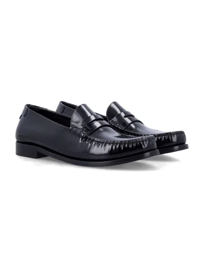 Saint Laurent Le Loafers In Black