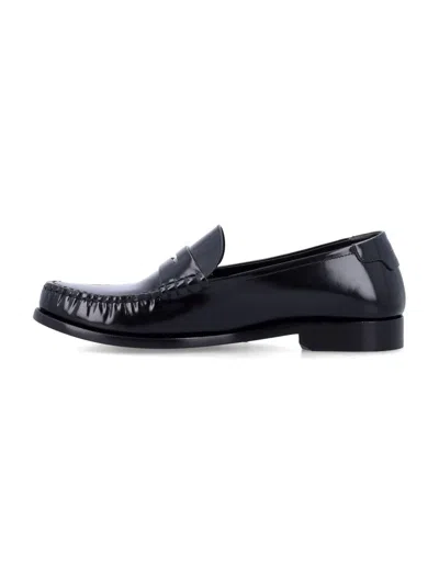 Saint Laurent Le Loafers In Black