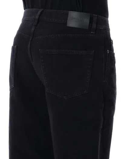Saint Laurent Mick Long Jeans In Multi