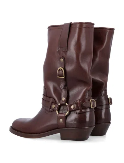 Isabel Marant Heiko Boots In Brown