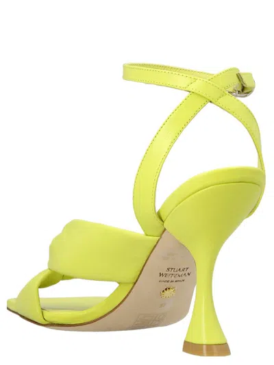 Stuart Weitzman 'playa' Sandals In Green