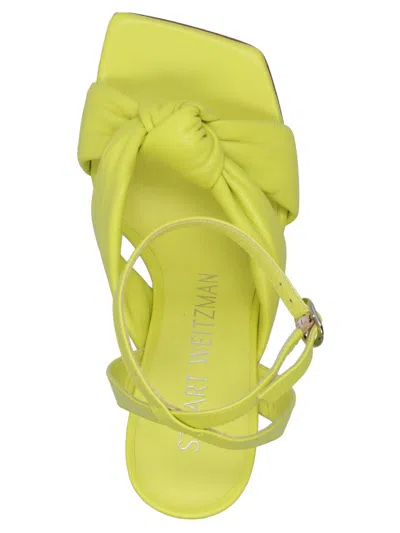 Stuart Weitzman 'playa' Sandals In Green