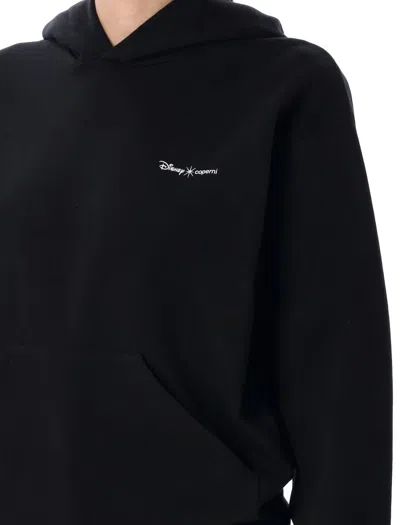 Coperni Maleficent Hooded Cotton Sweatshirt With Kangaroo Pocket In Multi