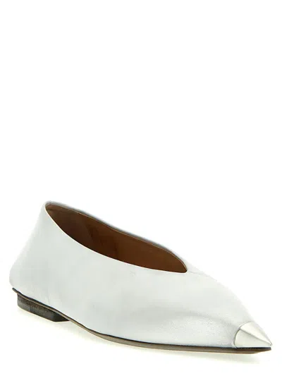 Marsèll 'ago' Ballet Flats In Silver