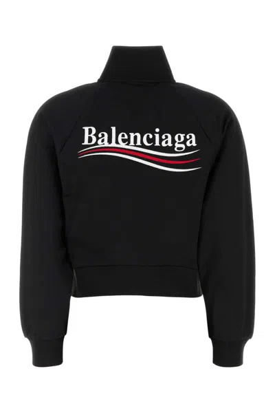 Balenciaga Sweatshirts In Black