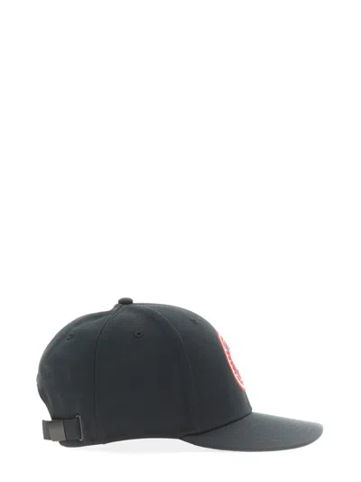 Canada Goose Cappello Da Baseball Con Patch Logo In Black