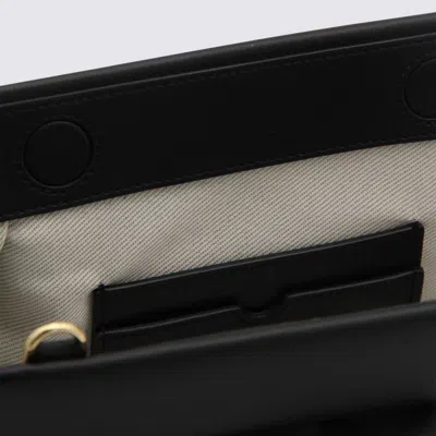 Themoirè Tia Vegan Fabric Handbag In Black