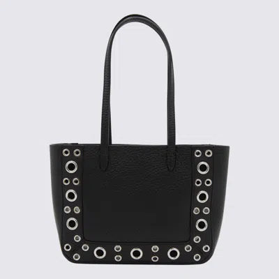 Valentino Nellcote Studded Leather Mini Tote Bag In Black