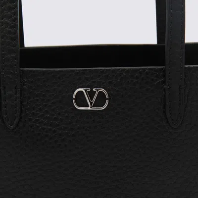Valentino Nellcote Studded Leather Mini Tote Bag In Black