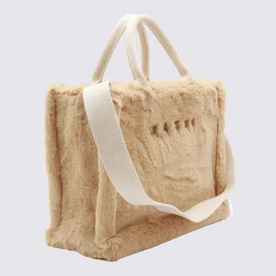 Marni Small Shopper Bag In Brown