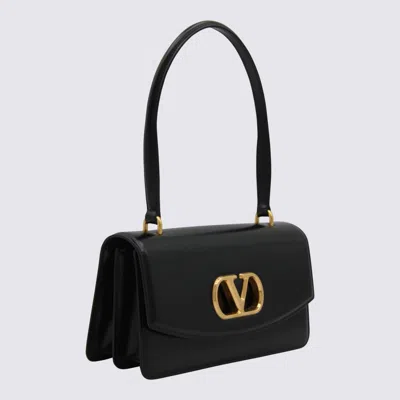 Valentino Vain Bag With Handle In Leather In Black