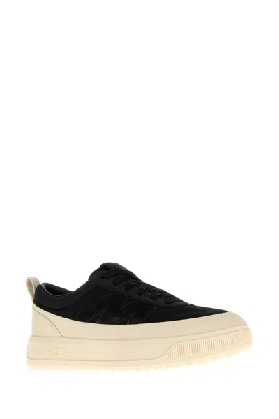 Moncler Monpulse Leather-trimmed Sneakers In Black
