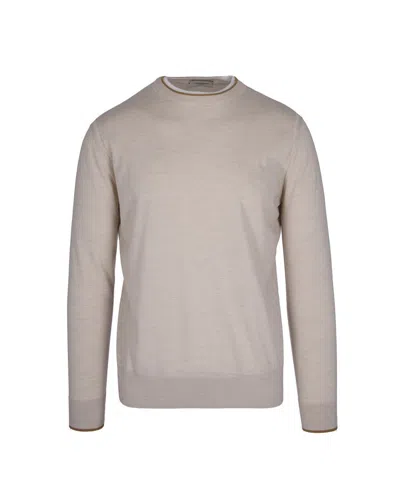 Paolo Pecora Maglia Girocollo Sabbia In Gray