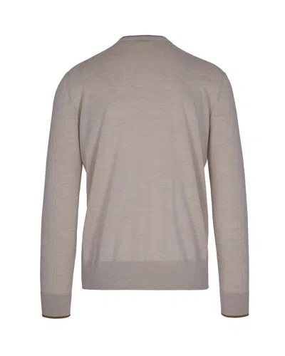 Paolo Pecora Maglia Girocollo Sabbia In Gray