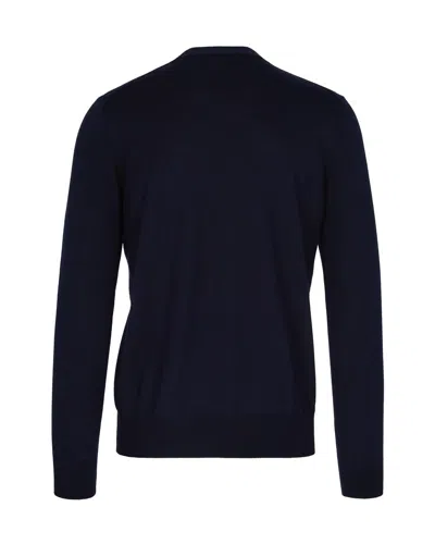 Paolo Pecora Maglia In Lana Blu In Blue