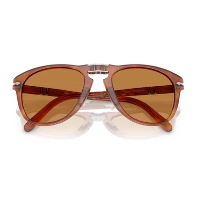 Persol Po0714sm Steve Mcqueen Sunglasses In Brown
