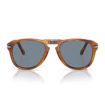 Persol Mens Brown Po0714sm Steve Mcqueen Pilot-shape Crystal-glass And Acetate Sunglasses In Lite Brown