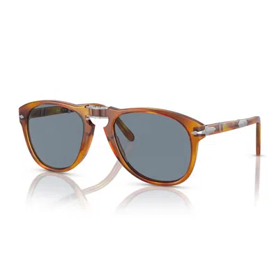Persol Mens Brown Po0714sm Steve Mcqueen Pilot-shape Crystal-glass And Acetate Sunglasses In Lite Brown