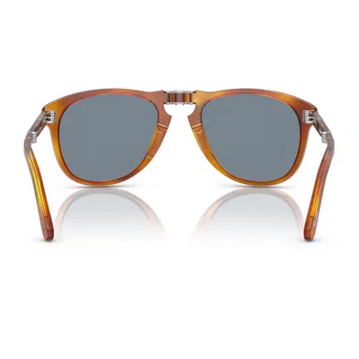 Persol Mens Brown Po0714sm Steve Mcqueen Pilot-shape Crystal-glass And Acetate Sunglasses In Lite Brown
