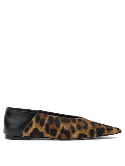 Ammb Milano "cavallino" Ballet Flats In Brown
