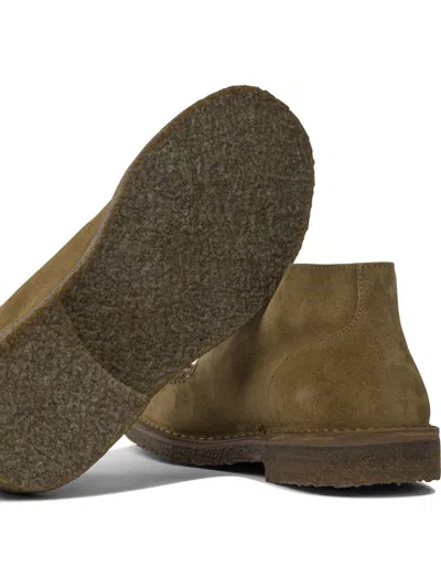 Astorflex Deukeflex Suede Lace-up Boots In Brown