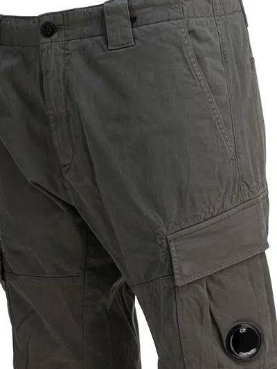 C.p. Company Utility Trousers Featuring Multiple Pockets In Blue