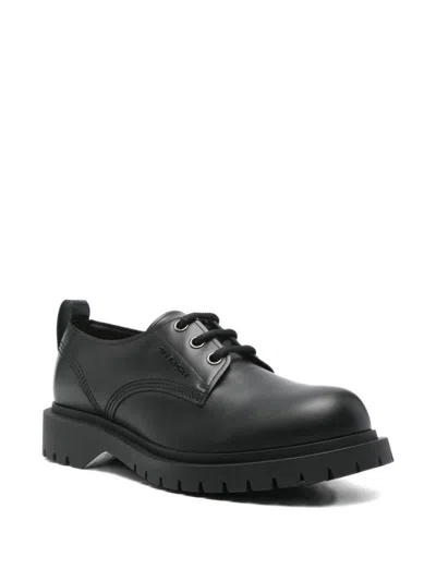 Givenchy Brushed Bull Leather Loafers With Pull Tab In Black