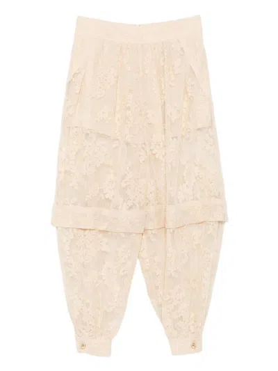 Zimmermann Trousers In Pink