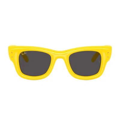 Ray Ban Ray-ban Rb4940 Wayfarer Puffer By Asap Rocky Sunglasses In Yellow