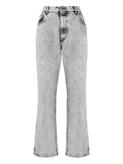 Missoni Gebleichte Five-pocket-jeans Mit Mittlerer Leibhöhe In Gray