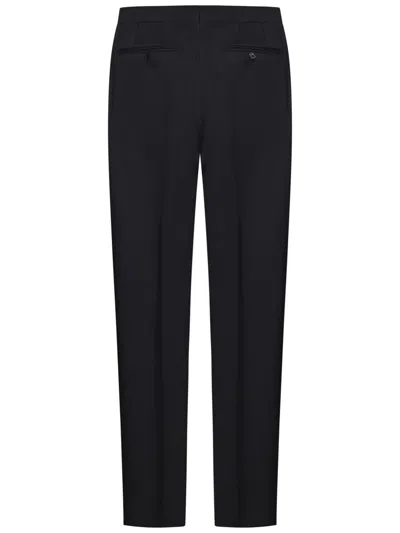 Franzese Collection Tailored Trousers In Black