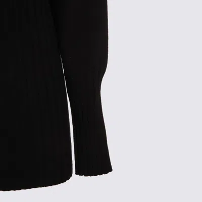 Malo Black Knitwear In Black