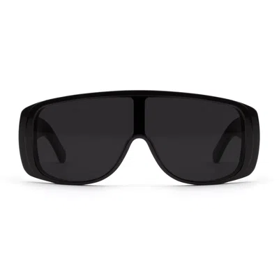 Retrosuperfuture X Maison Margiela Mm6 Mask Sunglasses In Black