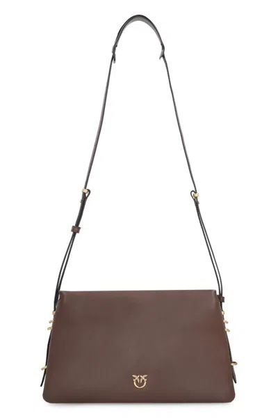 Pinko 'triplett' Shoulder Bag In Brown