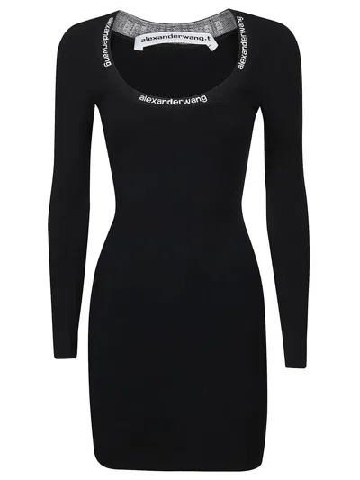 Alexander Wang T T By Alexander Wang Dress In Black
