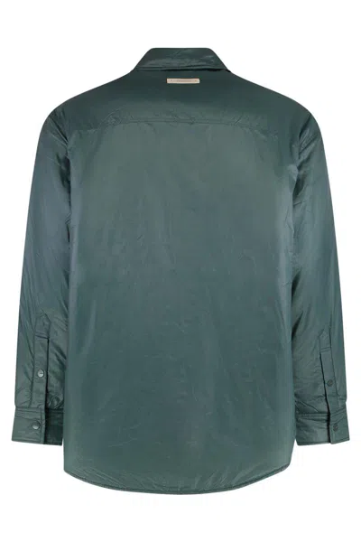 Autry Front-pocket Overshirt In Brown
