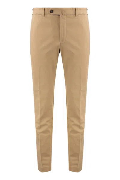 Slowear Buttoned-welt-pocket Chino Trousers In Neutral