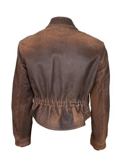 Golden Goose Journey Jacket In Coffee Color In Brown