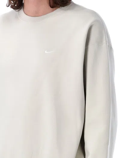 Nike Solo Swoosh Sweatshirt In White