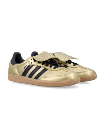 Adidas Originals Samba Long Tongue Womans Shoe In Gold