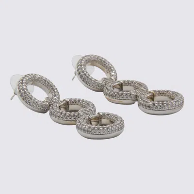 Self-portrait Bijoux Argento In Metallic