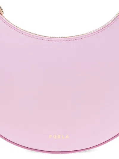 Furla Crescent Top-handle Bag In Purple