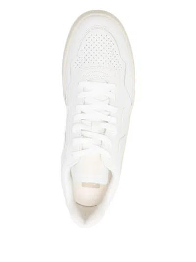 Veja V-90 Perforated Sneakers In White