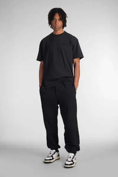 Autry Crew Neck Logo Embroidered T-shirt In Black