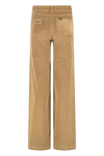 Lois Jeans Mistral Corduroy Trousers In Gold